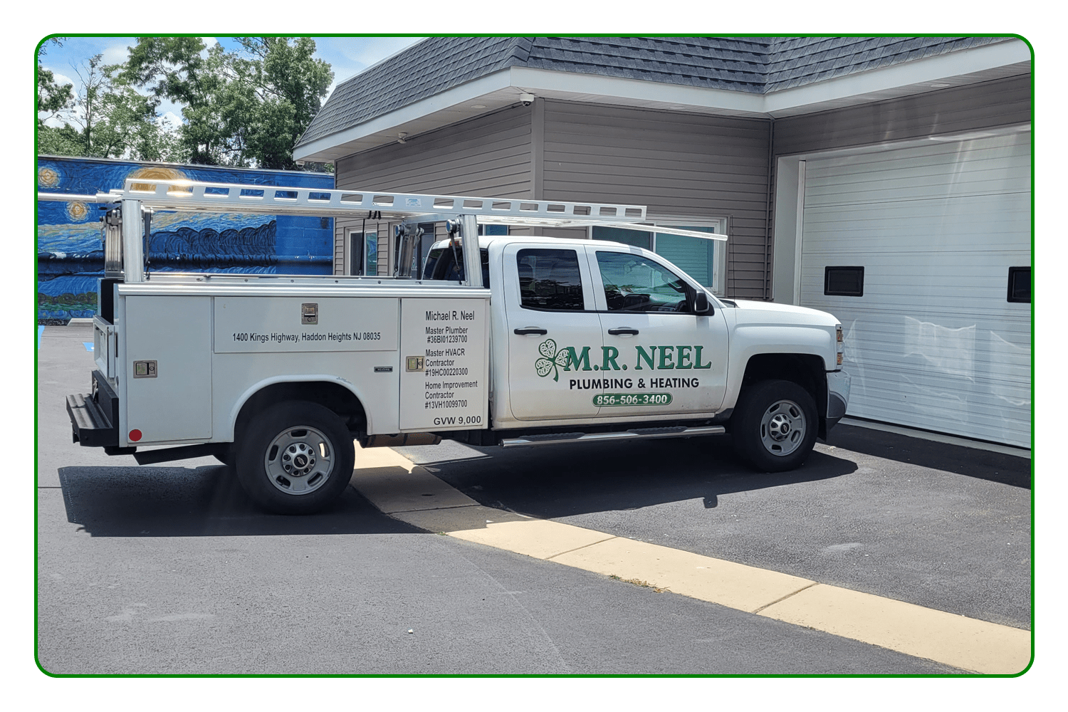 M.R. Neel Truck Providing Commercial Plumbing Services